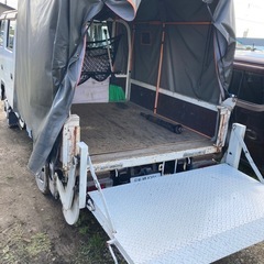 【南幌 100万 要修理】4WD ダブルキャブ  パワーゲート ISUZU エルフ 4ナンバー　平ボディ H18 18万キロの画像