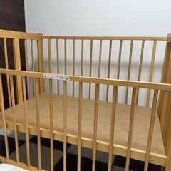✴︎使用期間1ヶ月未満✴︎ベビーベッド　日本