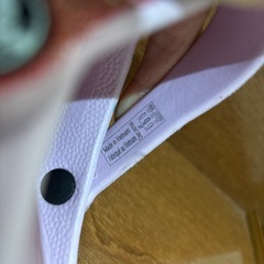 【お値下げしました！美品】クロックス　さくらんぼ柄　中古　記名ありの画像