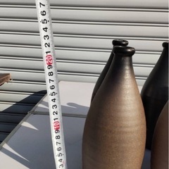 酒器 徳利 伊賀吹？陶器 ボトル セットの画像