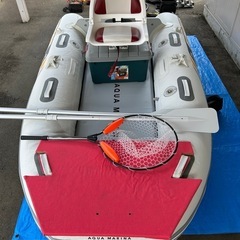 ゴムボート陸奥湾すぐ出れるセットの画像