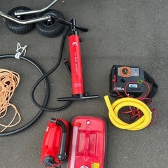 ゴムボート陸奥湾すぐ出れるセットの画像