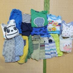 子供服　８０　９０　キッズ　ズボン　半袖