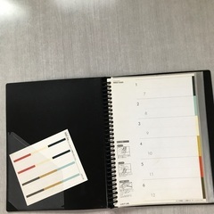 A4ファイル　名刺ファイル付き（使用済み）の画像