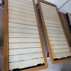 【謝礼3,000円お渡しします】無印良品すのこベッド×2をお譲りします