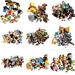 ぬいぐるみ 大量まとめの画像