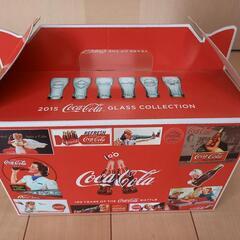 コカ・コーラ　Coca-Cola　グラス　グラスコレクション　2015年　マクドナルド限定　100周年記念　未使用　(難あり)の画像