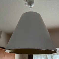 ホワイト　鉄製照明器具の画像