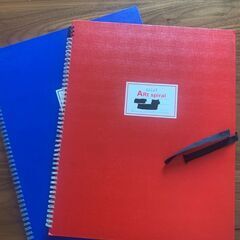 画版B1サイズ、スケッチブックF6サイズ×2冊の画像