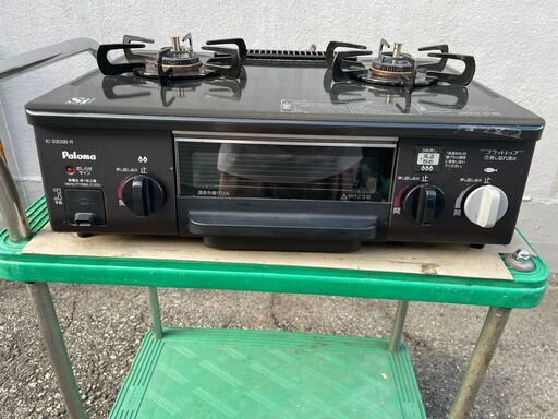 ★ LP ガスコンロ パロマ IC-330SB-R IC-330SB-1R E1-4-12 グリル付 2014年製 右高火力 Paloma ガステーブル Amazon | Paloma(パロマ) 【お手入れカンタン! 受皿のないフラット