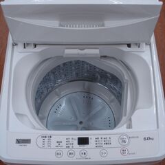 【店頭受け渡し】　YAMADA　全自動洗濯機　6.0kg　YWM-T60H1　2022年製　中古品　￥15,180の画像