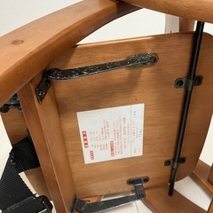 アルク木製ローチェア　ベビーチェアの画像