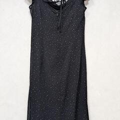 ドレス　黒、水玉ピンクラメ　Ｓ〜Mサイズの画像