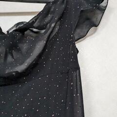 ドレス　黒、水玉ピンクラメ　Ｓ〜Mサイズの画像