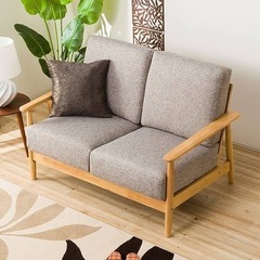 ニトリ 2人用布張りソファ(マイスBE/LBR)