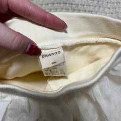 新品 未使用 スカート付きズボン 100の画像