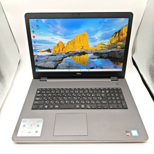 17インチ大画面 グラボ搭載 フルHD 美品★ 17.3 デル ノートPC inspiron 5759 Core i7-6500U windows11  8GB SSD256GB  カメラあり オフィス (B665)