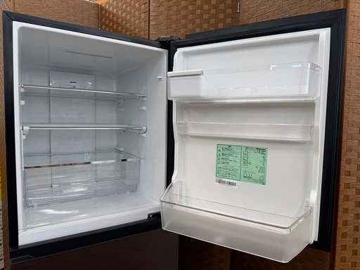 Hisense製☆2021年製☆3ドア冷凍庫☆ガラスドア☆1年間