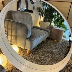 オシャレな鏡の画像