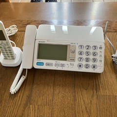 シャープFAX付き電話
