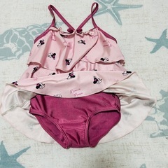 美品　女の子 水着 セット　90〜100cmの画像