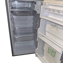 【美品‼️】Haier　1ドア冷蔵庫　75L アクア AQR-8G(S) シルバー 小型 一人暮らし 単身用の画像