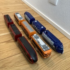 【中古】プラレール　ひのとり&近鉄ビスタカー&ラピート（すみっこ）の画像