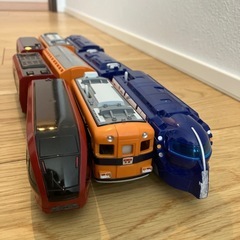 【中古】プラレール　ひのとり&近鉄ビスタカー&ラピート（すみっこ）