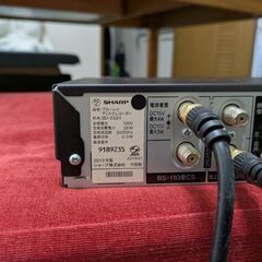【値下げ】SHARP ブルーレイディスクレコーダーの画像