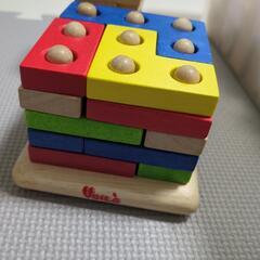 【取引中】木のおもちゃ　積み木　ジェンガ　パズルの画像