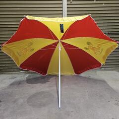 未使用 プーさんのビーチパラソル 長期保存の画像