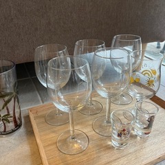 グラスセット　差し上げます