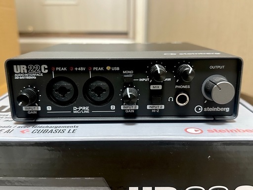 Steinberg UR22C オーディオインターフェイス