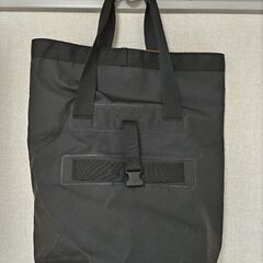 黒ナイロンバッグ　ワークマンの画像
