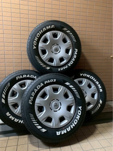 200系ハイエース純正鉄ホイールタイヤセット