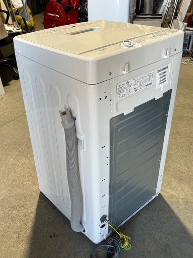 無印良品全自動洗濯機5．0kgホワイト良品計画アクア 