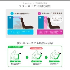 DORIS 座椅子 コンパクト リクライニング フロアチェア 座いす 座イス ざいす ポケットコイル ハイバック ソファ ヌイ 北欧 おしゃれ ドリス 一人暮らしの画像