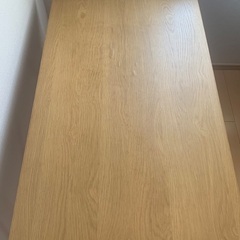 【無印良品・美品】木製折りたたみテーブルの画像