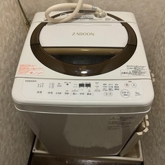 洗濯機（東芝aw-6d6）