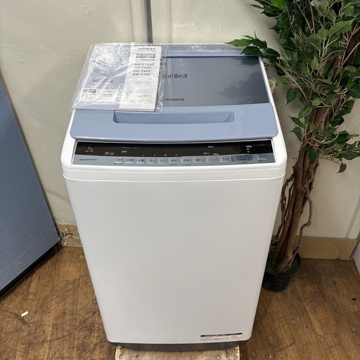 I483 ? ジモティー限定価格！ HITACHI 洗濯機 ビートウォッシュ （7.0㎏） ⭐ 動作確認済 ⭐ クリーニング済