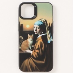 スマホケース　iPhone15 真珠の耳飾りの少女