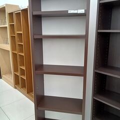 ★ジモティ割あり★  本棚 ダークブラウン H180×D30×W...