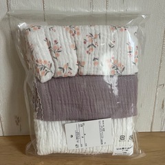 【未使用品】プティマイン　沐浴用ガーゼ3枚入りの画像