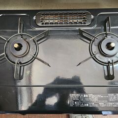 リサイクルショップどりーむ天保山店　No1587　ガスコンロ　リンナイ　2018年製　LPガス専用　右側強火力バーナーの画像