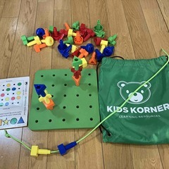 糸通し積み上げ知育パズルの画像
