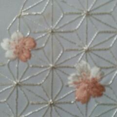 刺繍衿　お持ちの着物にいかがですかの画像