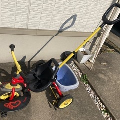ストライダーと三輪車