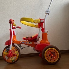アンパンマン　三輪車　　折りたたみ
