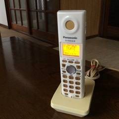 【お取引先が決まりましたので終了】Panasonic 子機1台付きFAX電話器の画像