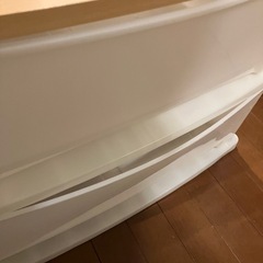 チェスト　プラスチック　2段　4/9までに引き取り
の画像